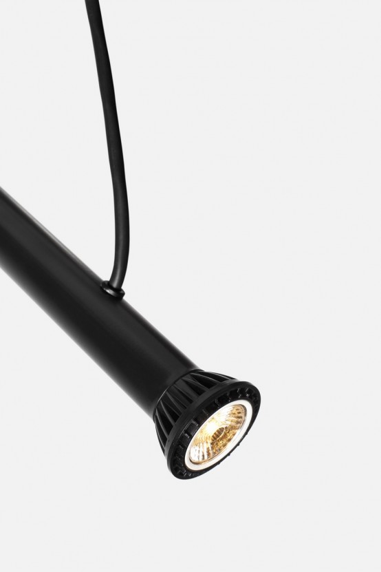 Intriguing Torch Shaped Lasso Lamp
