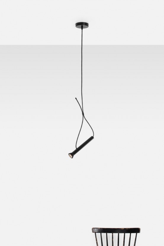 Intriguing Torch Shaped Lasso Lamp