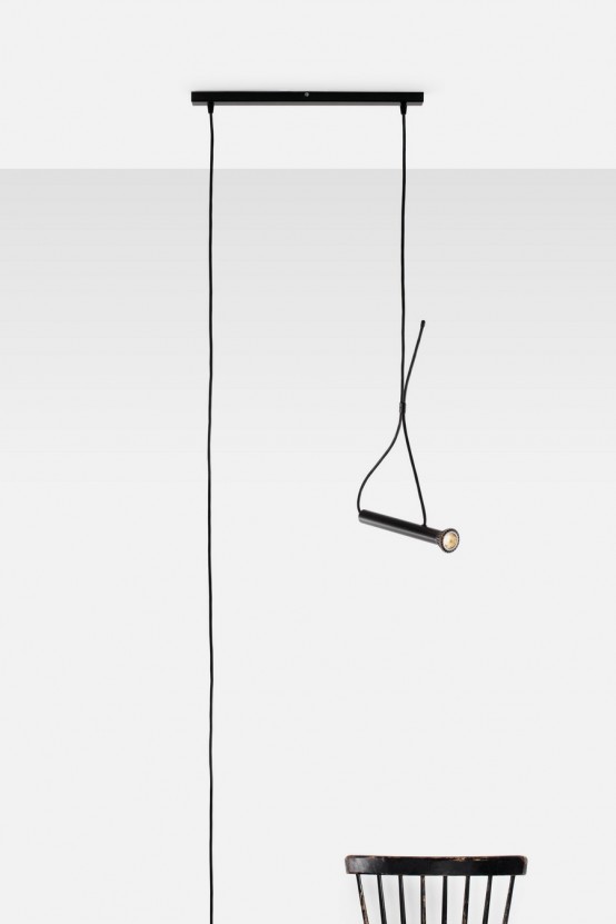 Intriguing Torch Shaped Lasso Lamp