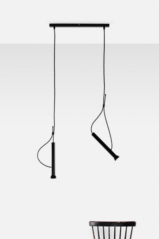 Intriguing Torch Shaped Lasso Lamp