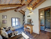 Inviting Italian Chalet Completely From Wood And Stone