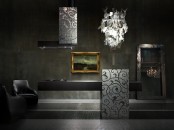 Isola Linear Artistic Kitchen By Toto