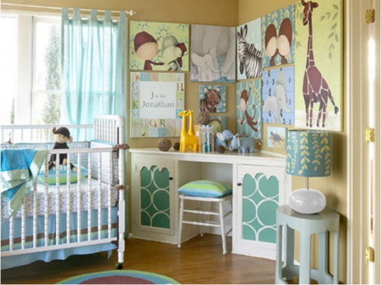 Jungle Inspired Kids Room