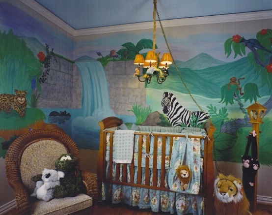 Jungle Inspired Kids Room