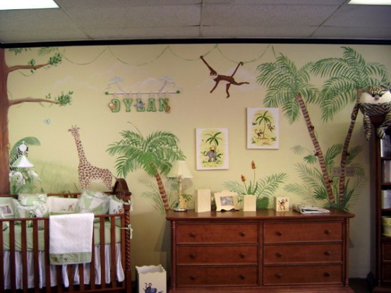 Jungle Inspired Kids Room