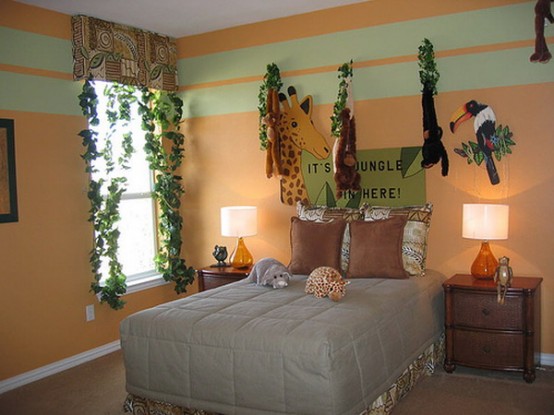 Jungle Inspired Kids Room