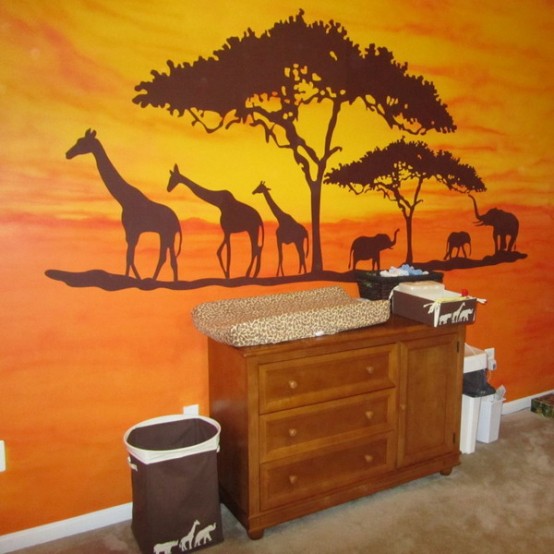 Jungle Inspired Kids Room