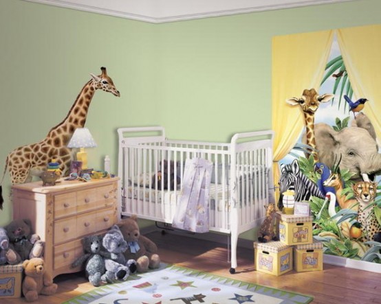 Jungle Inspired Kids Room