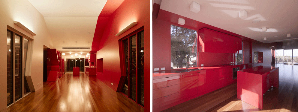 K House Red Interior Design