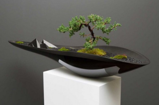 Kasokudo Bonsai Planter That Seems To Float