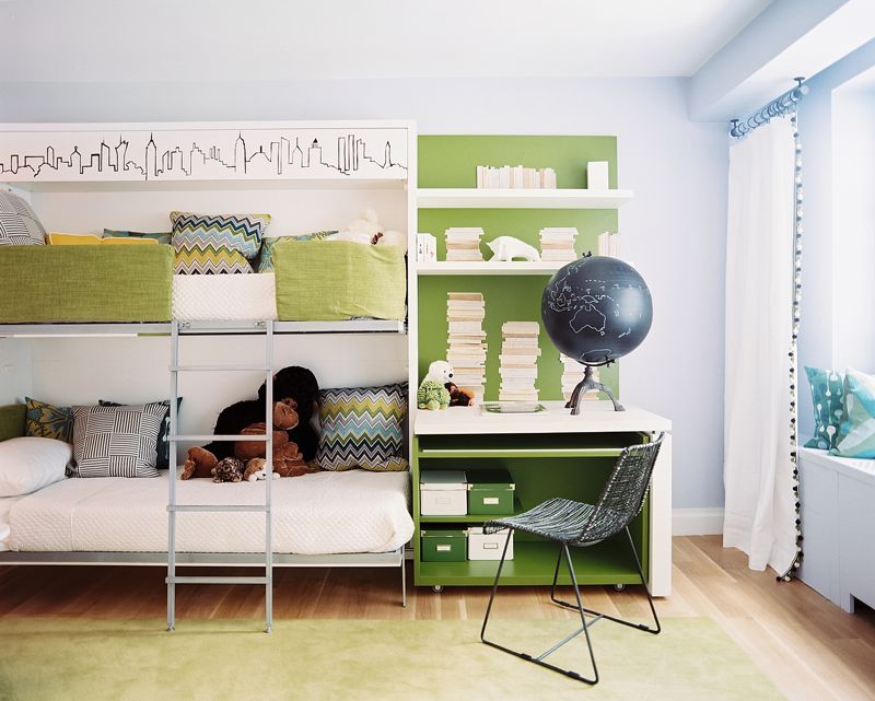 Kids Bedroom And Study For Two