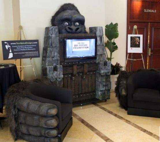King Kong Inspired Home Theater Design