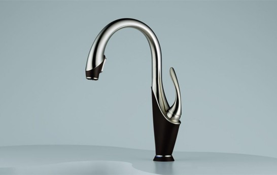 Picture Of kitchen and bathroom trend flowing faucets  1