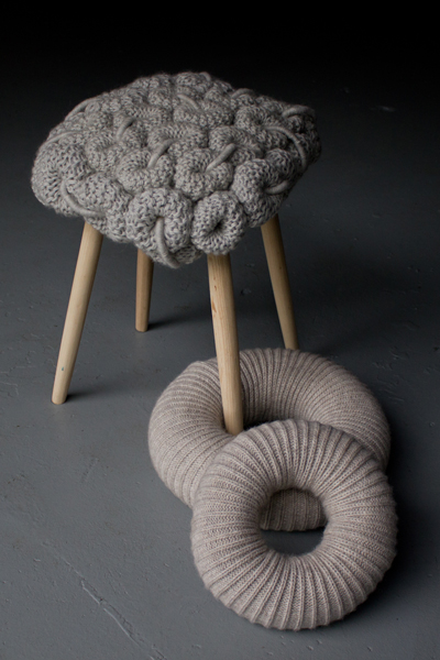 Knitted Kitchen Stools