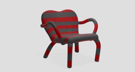 Knitted Sweater Chair