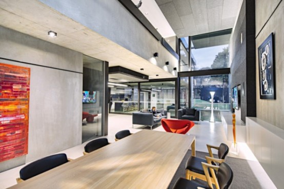 Laconic Minimalist House With Multi Colored Touches