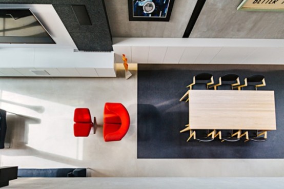 Laconic Minimalist House With Multi Colored Touches