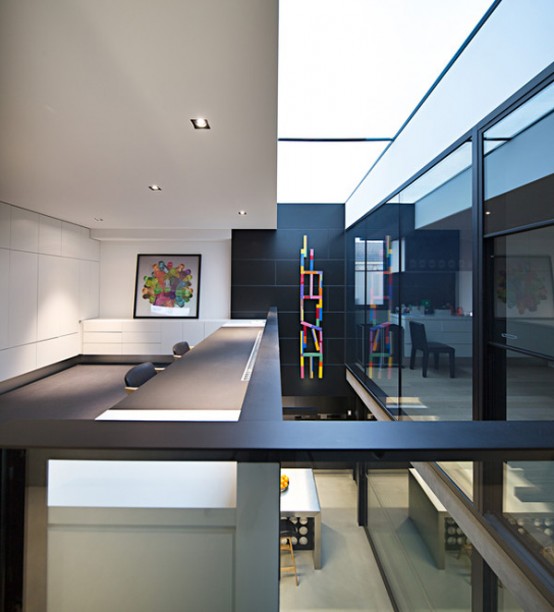 Laconic Minimalist House With Multi Colored Touches