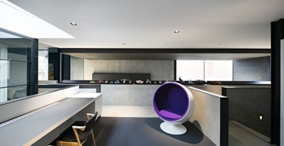 Laconic Minimalist House With Multi Colored Touches