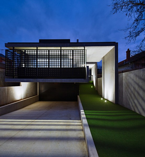 Laconic Minimalist House With Multi Colored Touches
