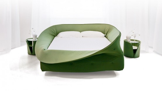 Modern Bed with a Protection Wrapper – Col-Letto by Lago
