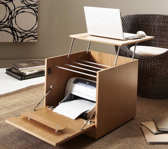 Laptop Cabinet And Desk