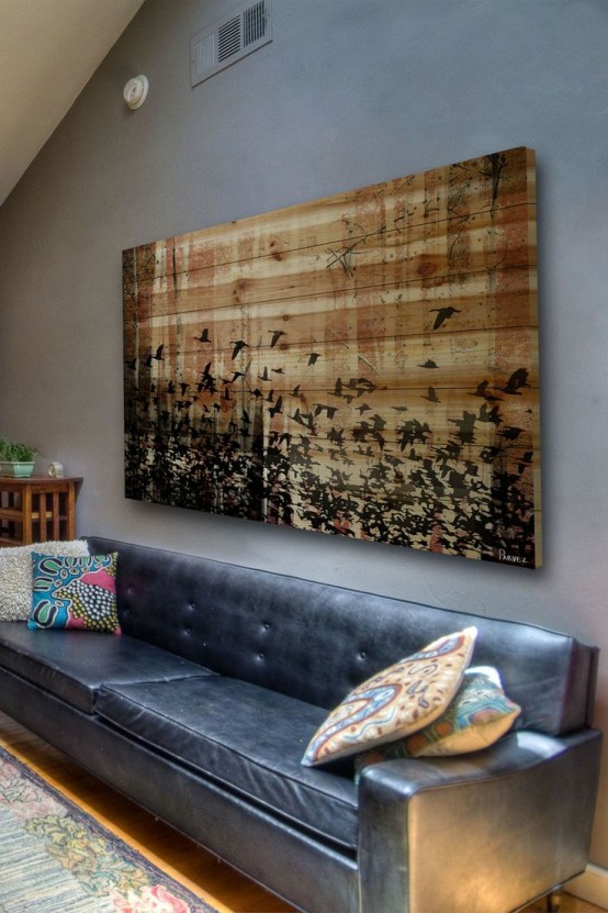 The Latest Décor Trend 31 Large Scale Wall Art Ideas DigsDigs