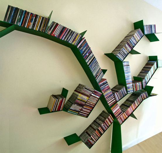 5 Cool and Creative Tree-Like Bookshelves - DigsDigs