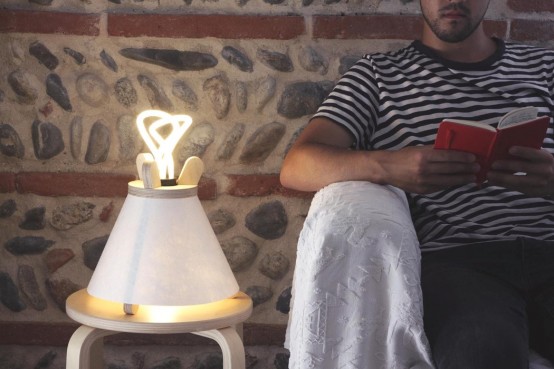 Lavu Lamp Inspired By Scandinavian Tribesmen Tents