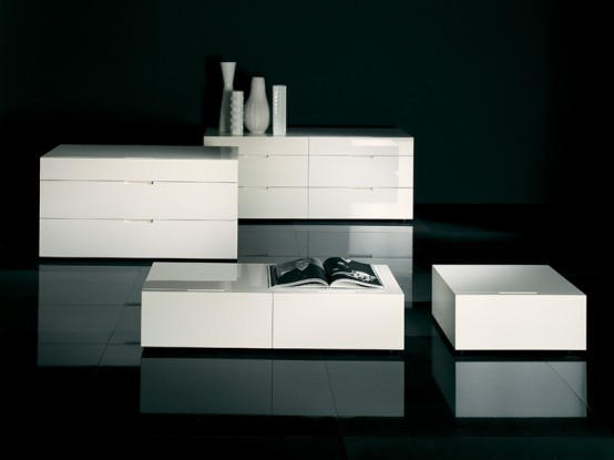 Minimalist Nightstand and Dressers – Flin from Lema