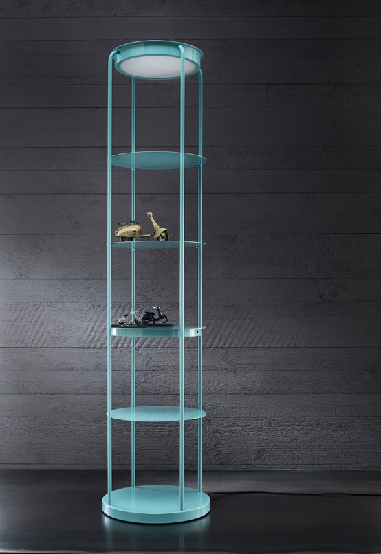Level Shelf Lamp And Recharger In One