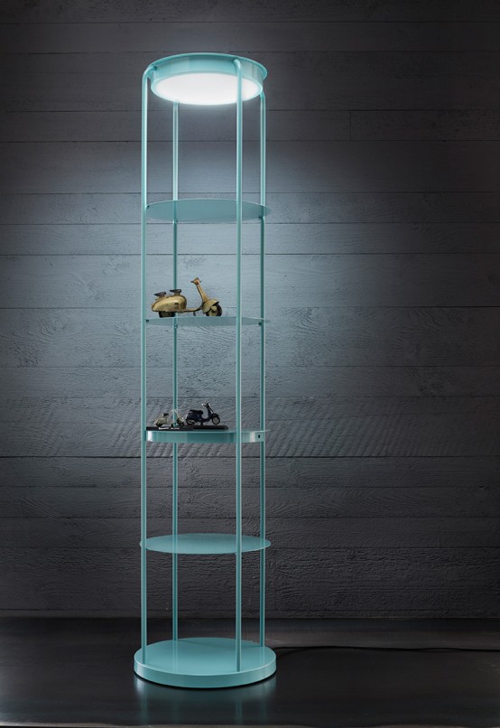 Level Shelf Lamp And Recharger In One