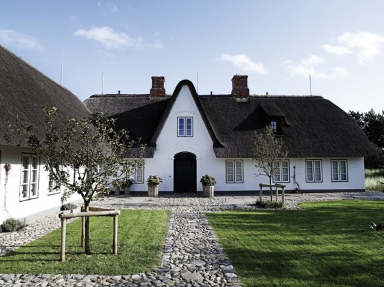 Light Minimalist House With Vintage Details In Denmark