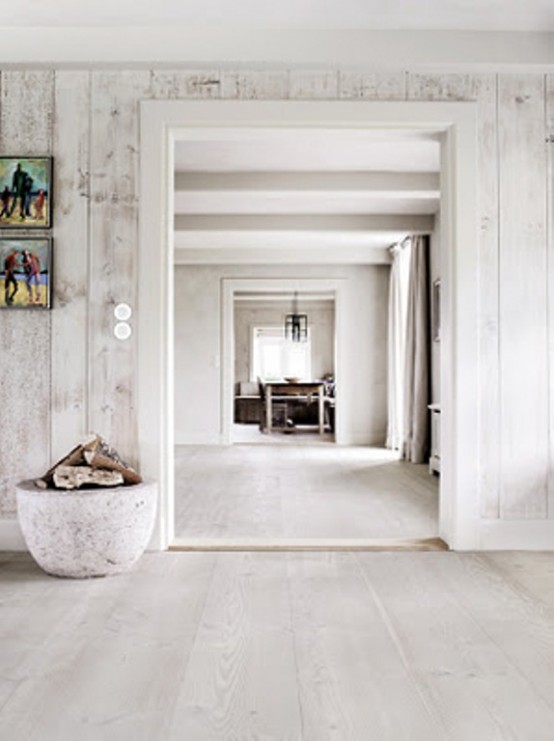 Light Minimalist House With Vintage Details In Denmark