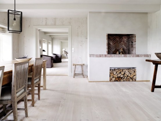 Light Minimalist House With Vintage Details In Denmark