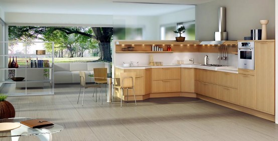 Forma light oak with Ekotek unit