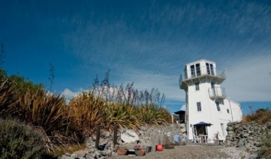 Lighthouse In Marine Style In New Zealand