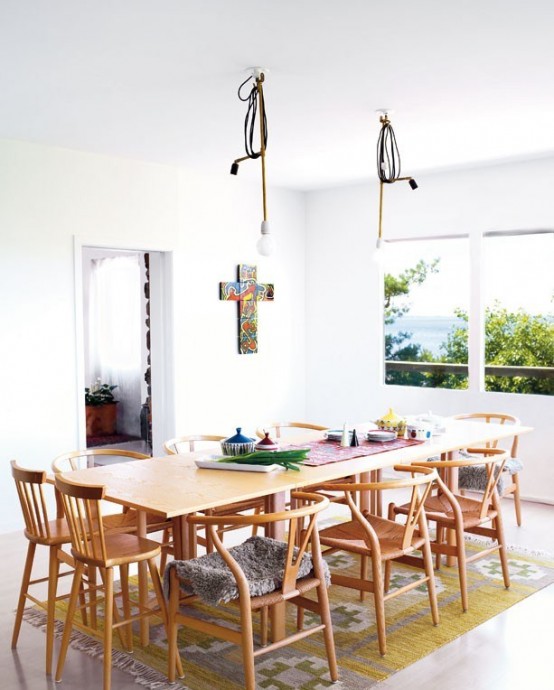 Lively And Light Interior Of House In Sweden