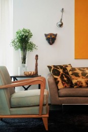 Lively Brazilian Apartment With Humorous Artwork And Vintage Pieces