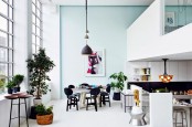 Lively Modern Loft With Pastels In Decor