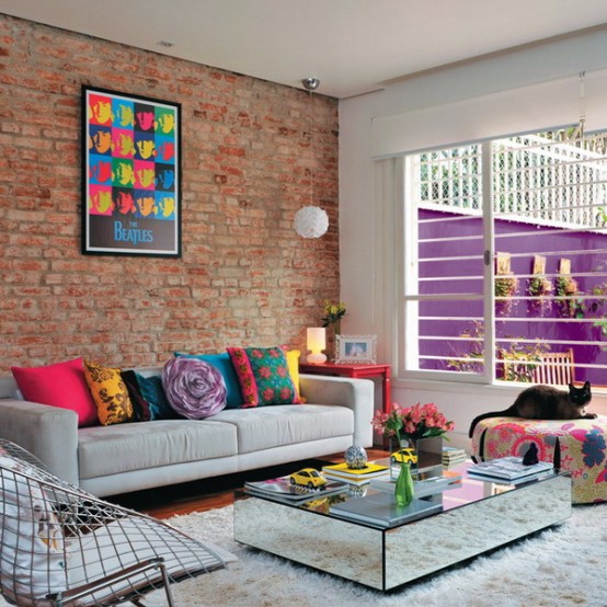 Lively Multicolored House Of A Brazilian Designer