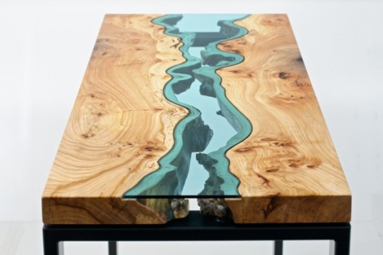 Living Edge Tables Welcoming Natural Imperfections