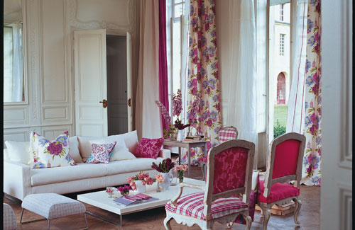 Living Room In Girly Colors