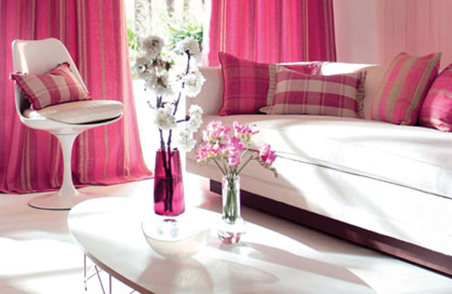Living Room In Pink Living Room In Pink