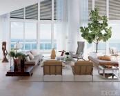 Living Room With A View In A Miami Duplex