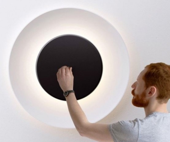 Lunaire Wall Lamp Inspired By Moon Eclipses