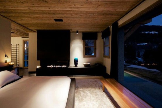 Luxurious Chalet Of Natural Wood In The French Alps