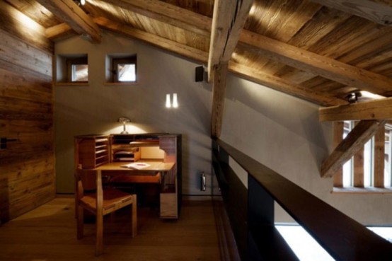 Luxurious Chalet Of Natural Wood In The French Alps