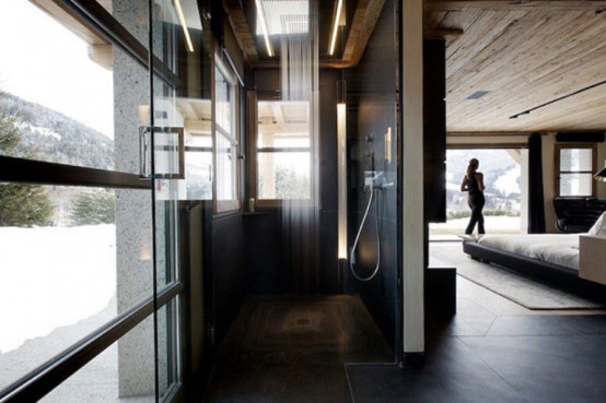 Luxurious Chalet Of Natural Wood In The French Alps