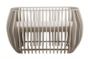 Luxurious Gradient Crib And Bassinet With An Organic Shape